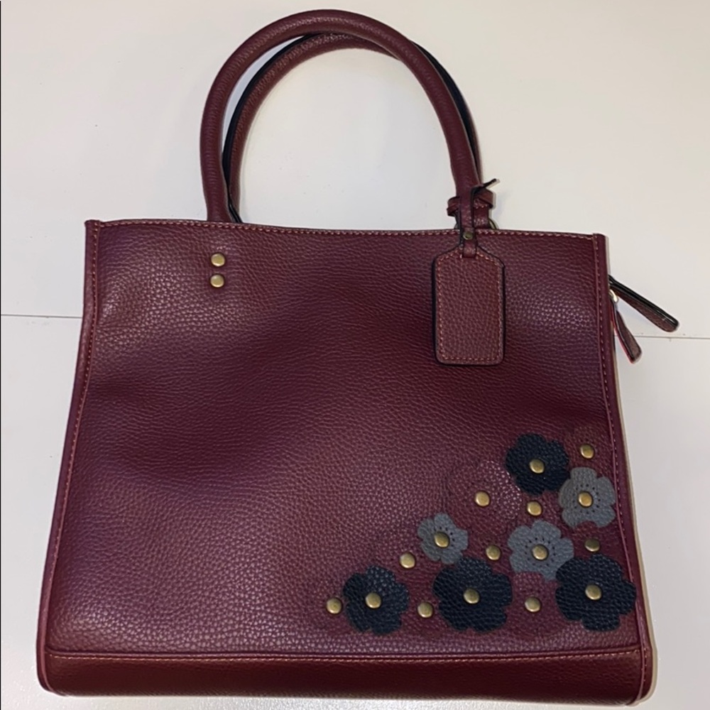 New! Burgundy Bass crossbody/ shoulder bag